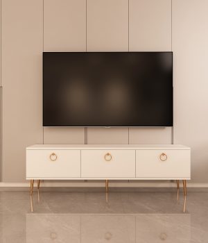 Maxi Tv Ünitesi | Beyaz - Beyaz (1003-5)