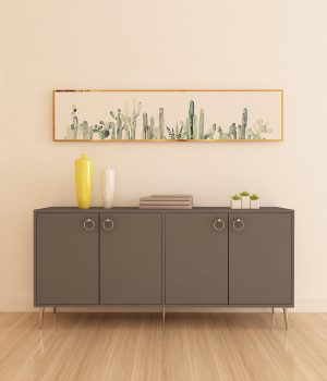 Lora Konsol | Antrasit - Antrasit (4000-4)